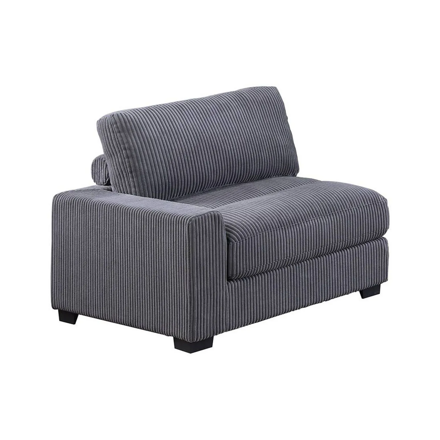 GRAY WIDE-WELT CORDUROY Modular Set