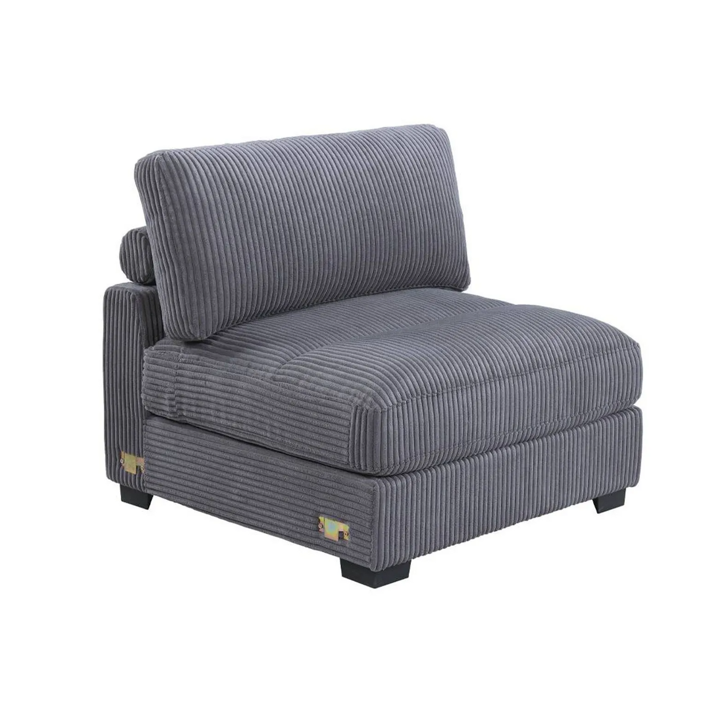 GRAY WIDE-WELT CORDUROY Modular Set