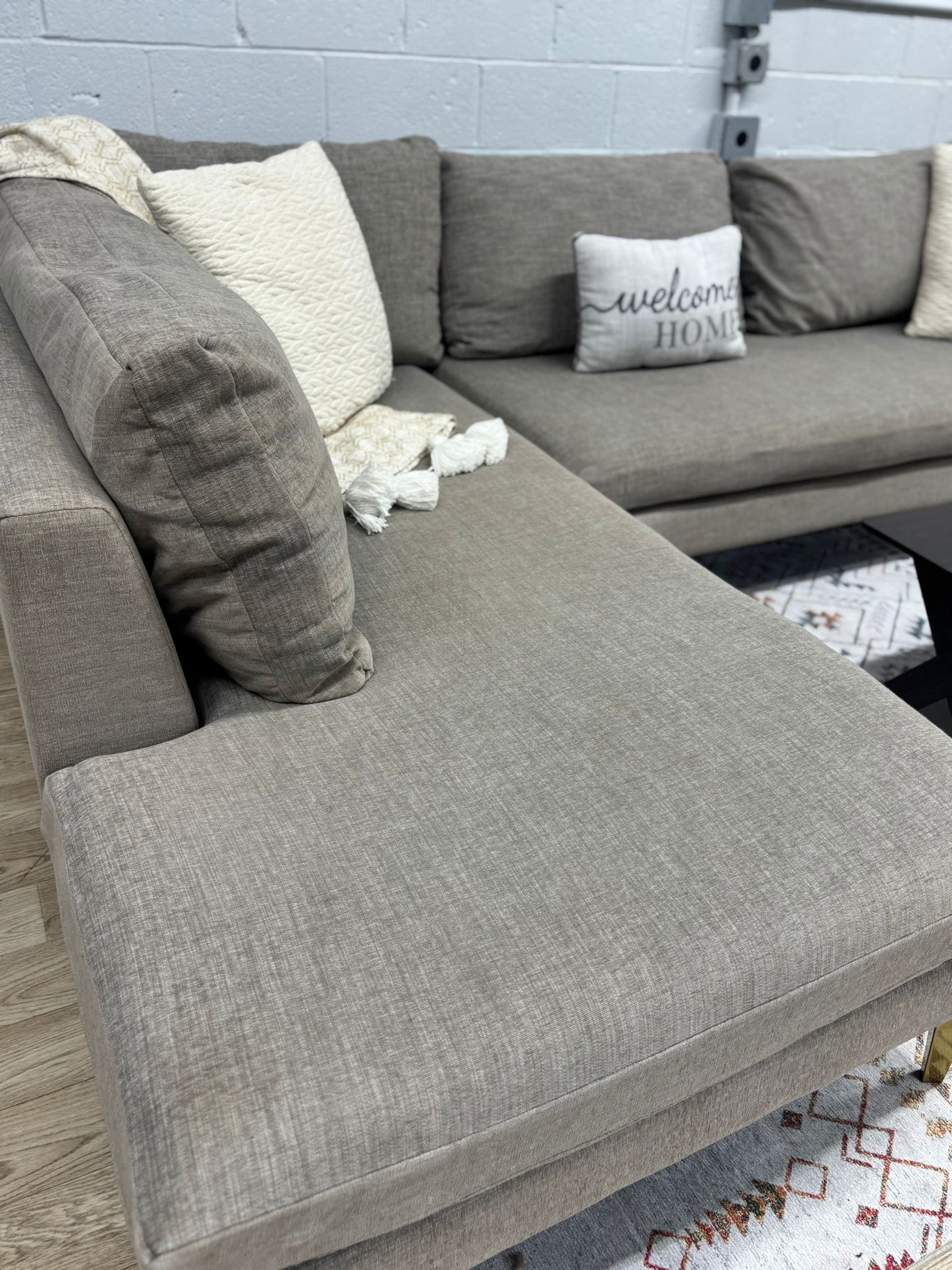 Joybird Ainsley Sectional Sofa W/ Bumper