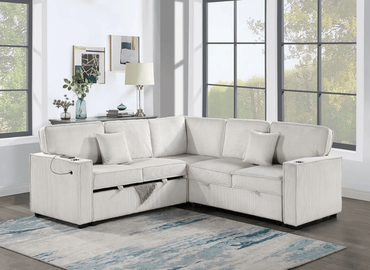 3-Piece Convertible Sectional