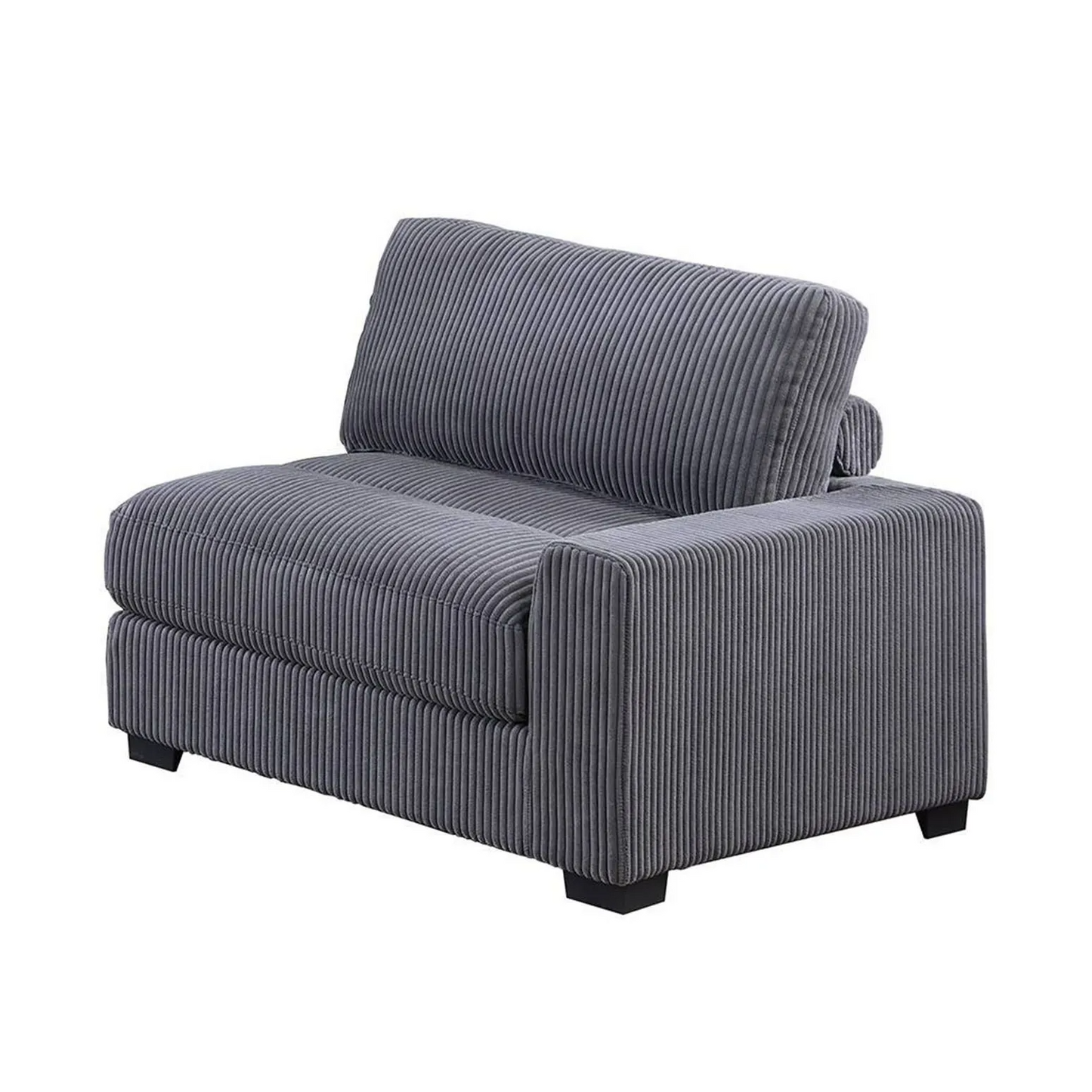 GRAY WIDE-WELT CORDUROY Modular Set