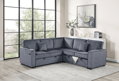 3-Piece Convertible Sectional