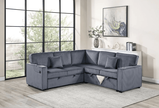 3-Piece Convertible Sectional