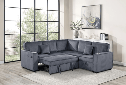 3-Piece Convertible Sectional