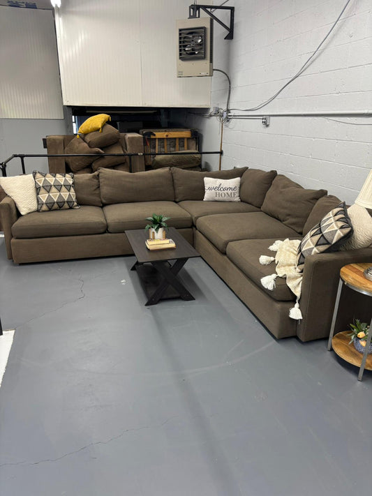 Crate & Barrel Lounge 3PC Sectional Couch