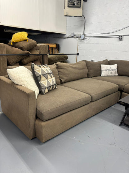 Crate & Barrel Lounge 3PC Sectional Couch