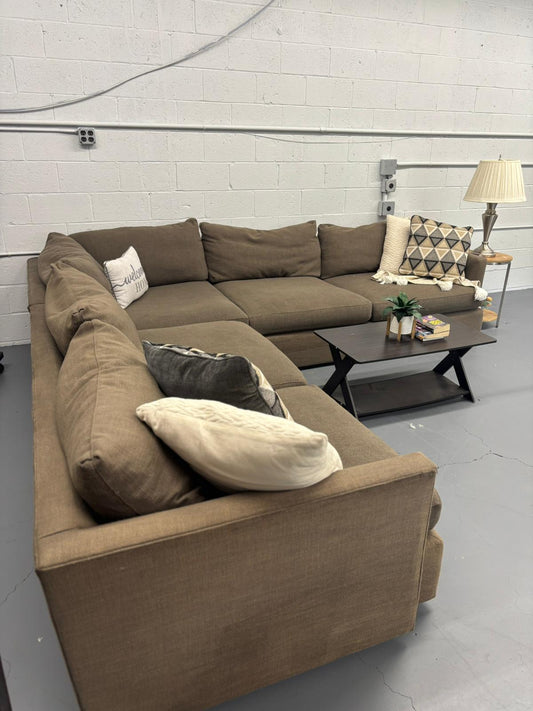 Crate & Barrel Lounge 3PC Sectional Couch
