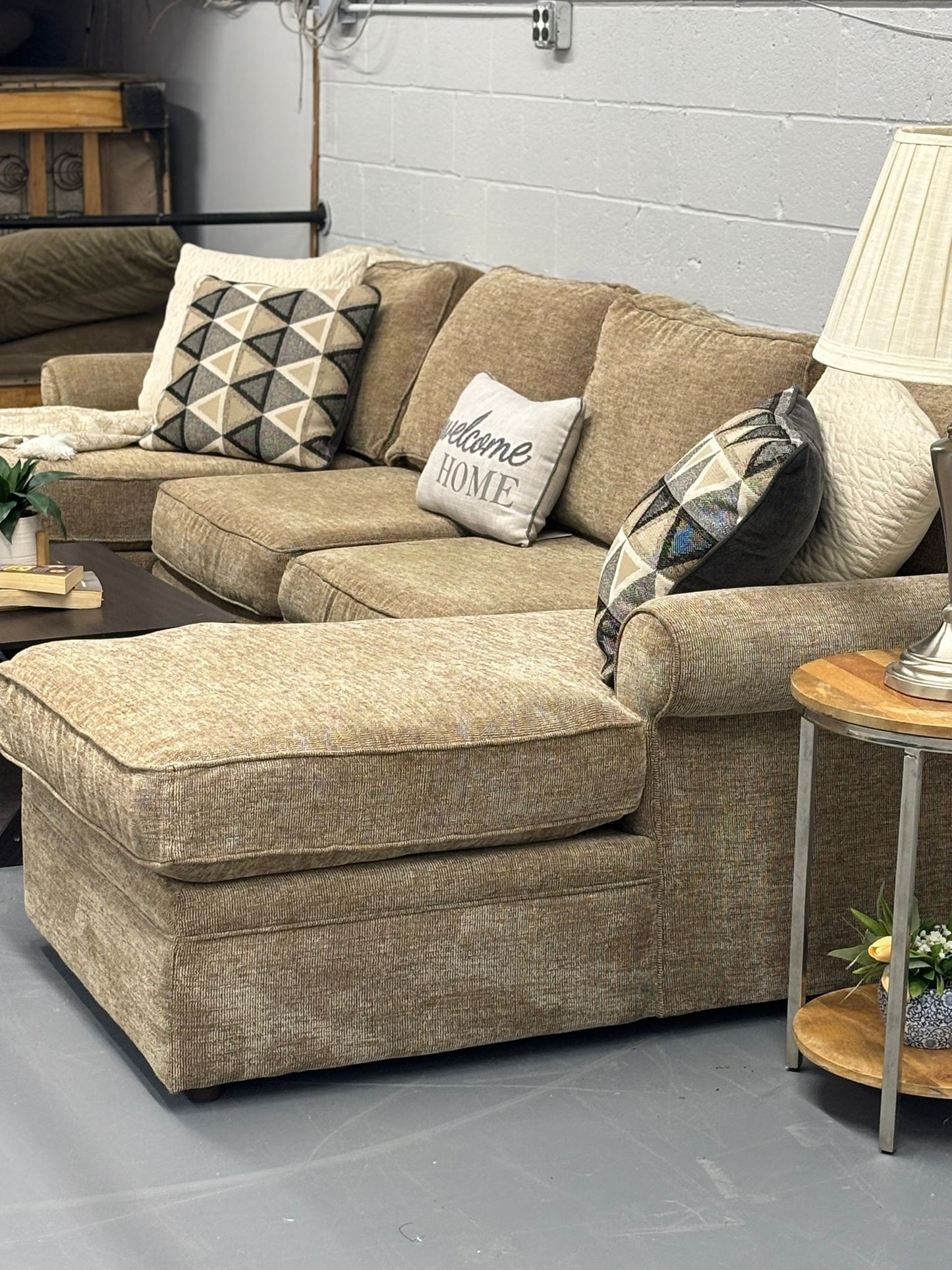 Rowe Double-Chaise Sectional – High-End Comfort & Plush Neutral Fabri