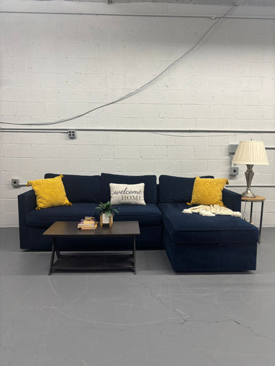 West Elm Harris Storage Sofa & Chaise Sectional