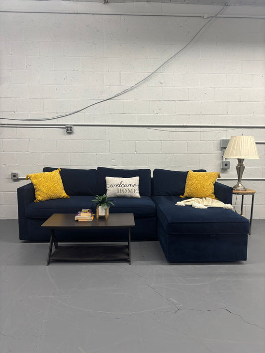 West Elm Harris Storage Sofa & Chaise Sectional