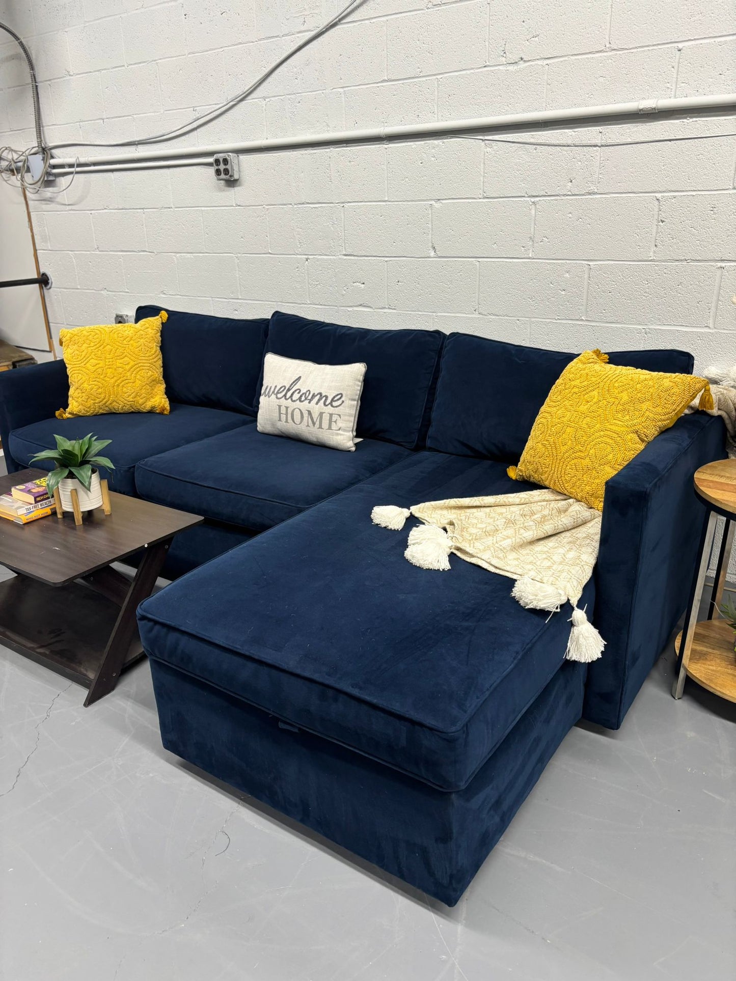 West Elm Harris Storage Sofa & Chaise Sectional