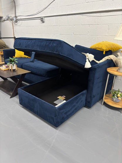 West Elm Harris Storage Sofa & Chaise Sectional