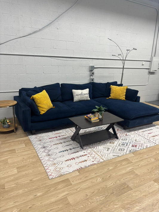 West Elm Harmony 2-Piece Bumper Chaise Sectional