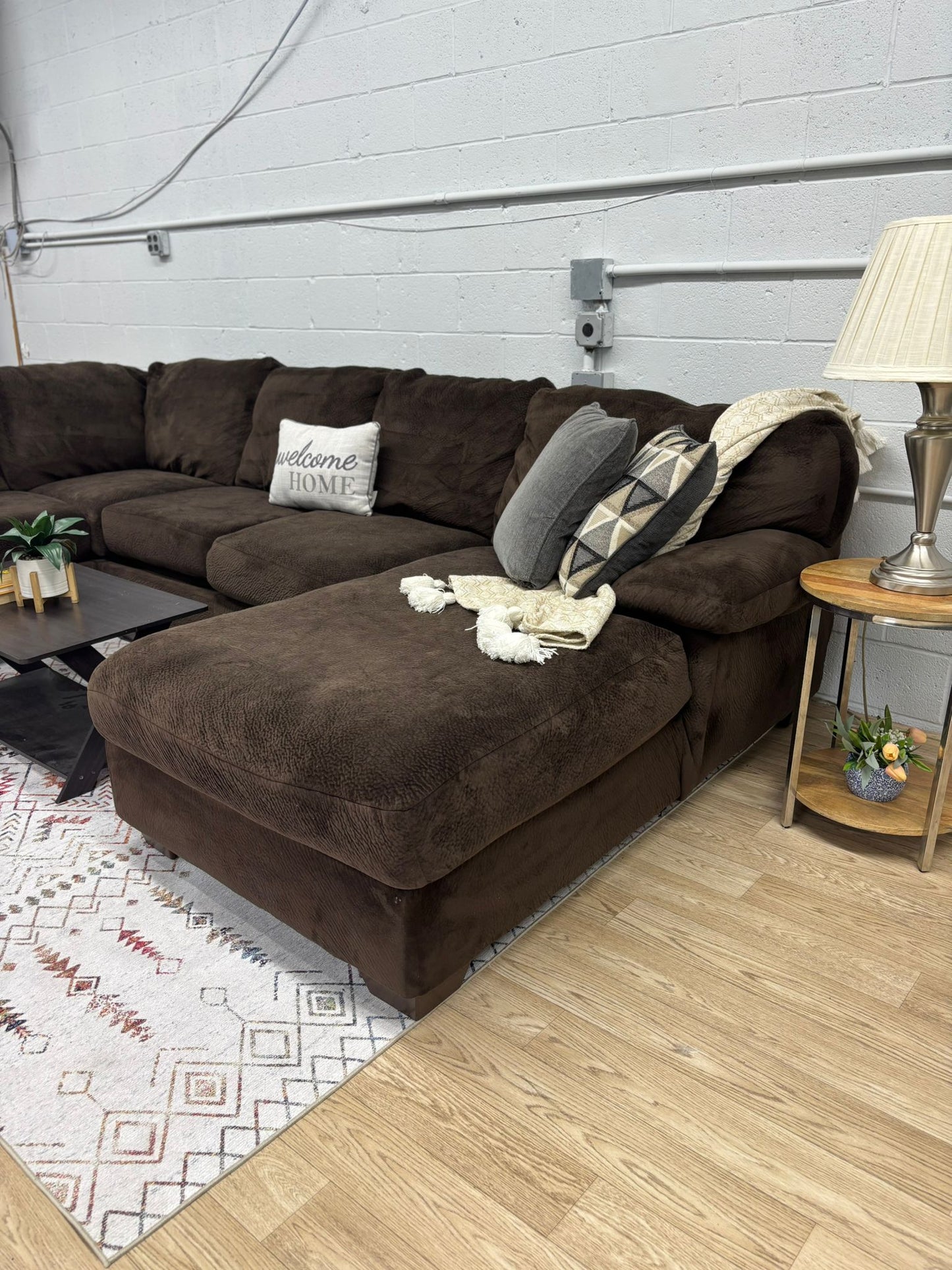 Brown Ashley Furniture Sectional Sofa