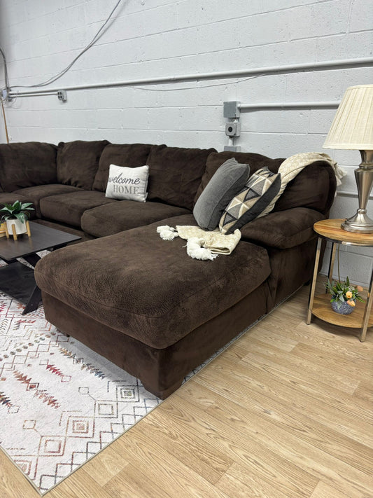 Brown Ashley Furniture Sectional Sofa