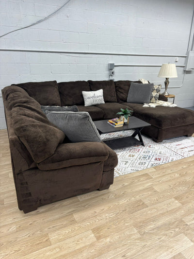 Brown Ashley Furniture Sectional Sofa