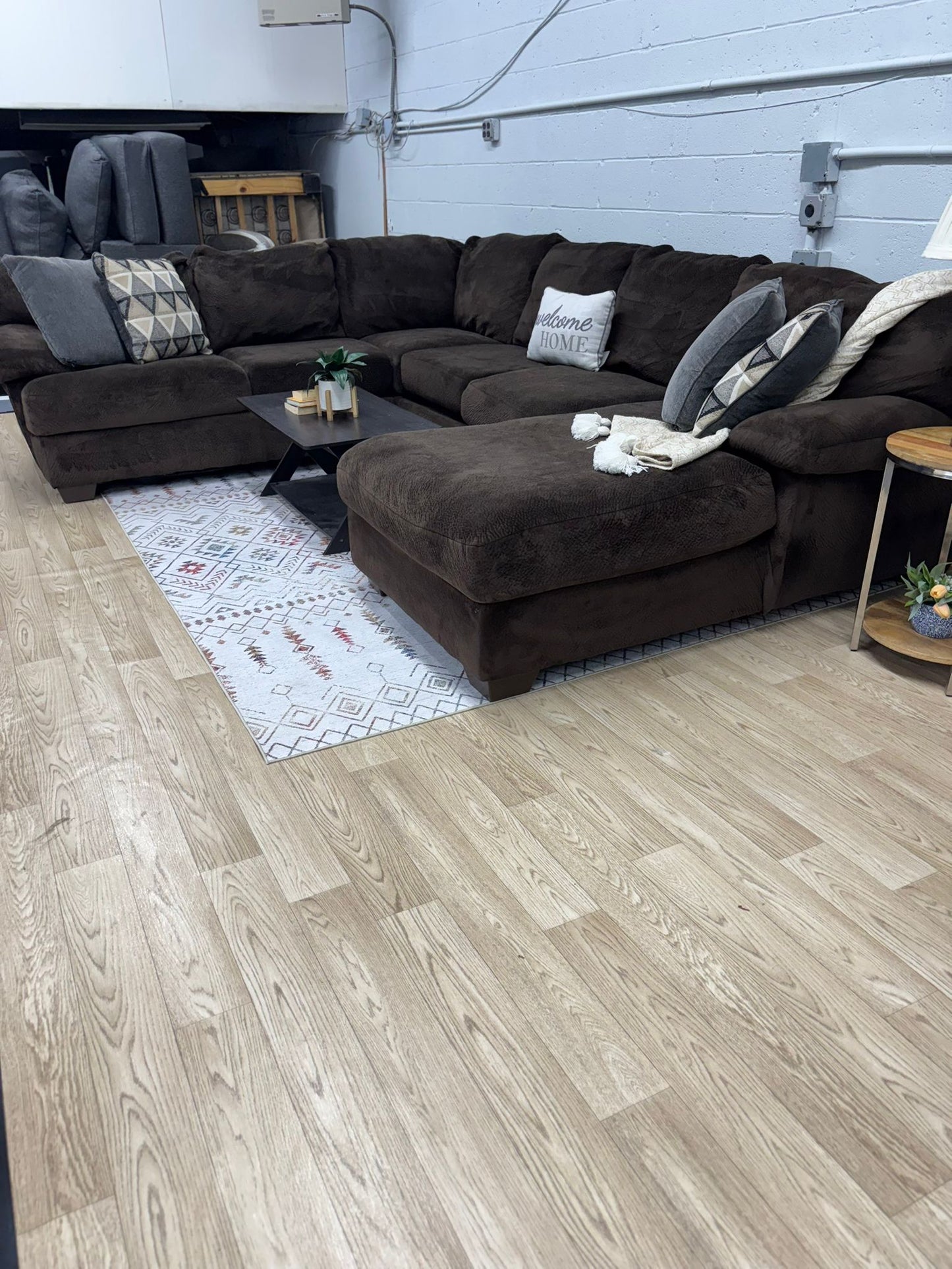 Brown Ashley Furniture Sectional Sofa
