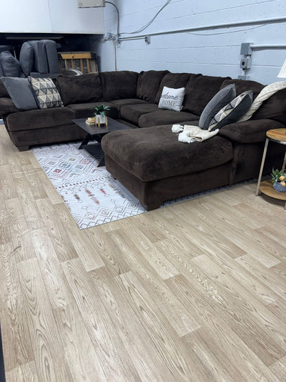 Brown Ashley Furniture Sectional Sofa