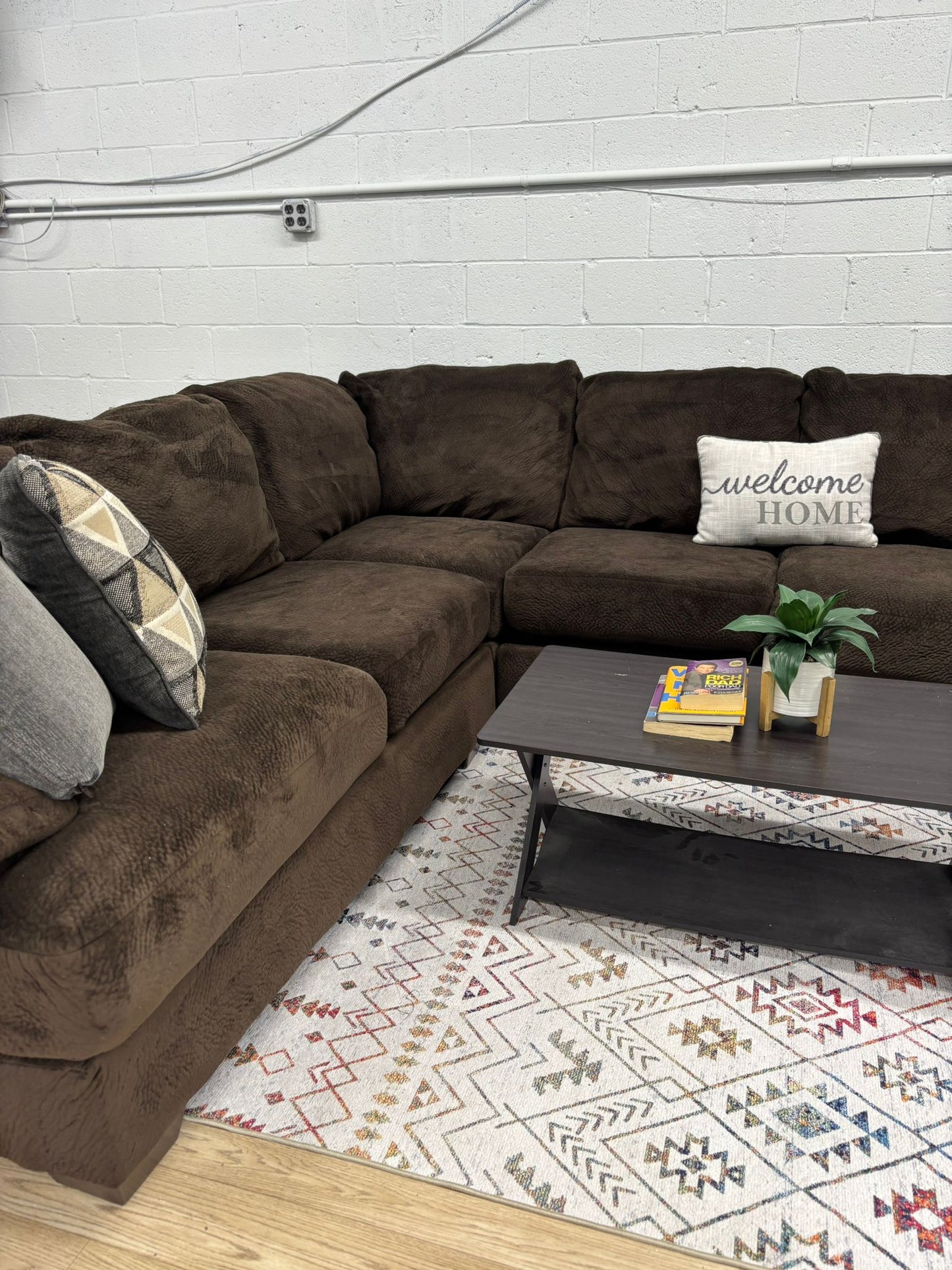 Brown Ashley Furniture Sectional Sofa