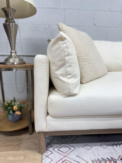 NEW West Elm Hargrove 2-Piece Bumper Chaise Sectional Sofa