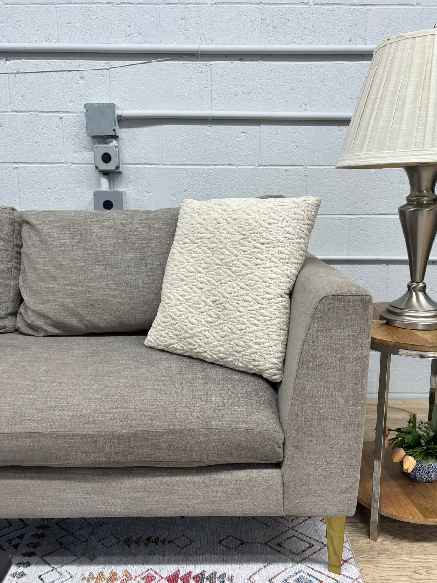Joybird Ainsley Sectional Sofa W/ Bumper