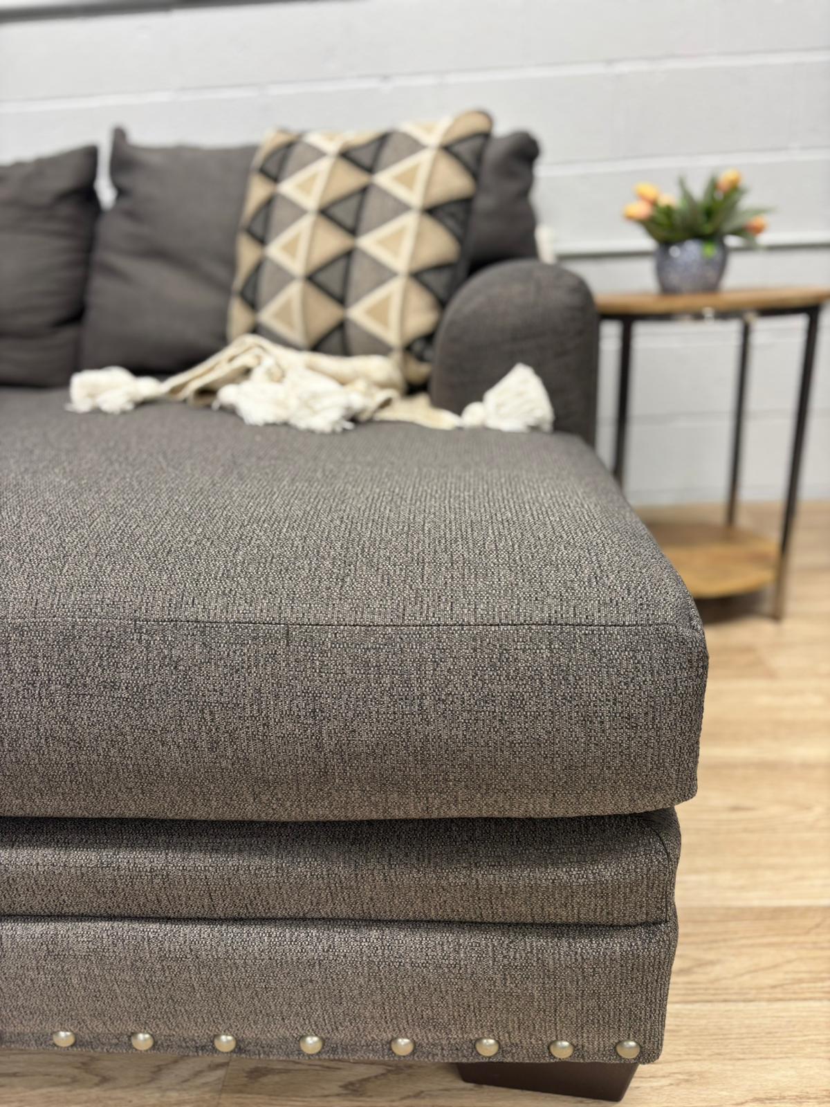 Large Gray 4-Piece Sectional w/ Chaise
