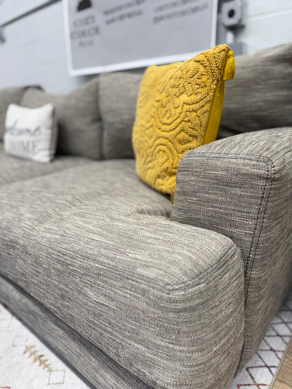 Modern Gray 2-Piece Sectional Sofa w/ Chaise