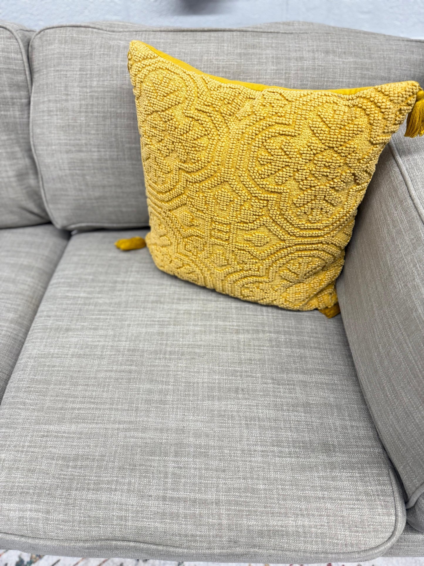Article Timber 93” Corner Sectional – Pebble Gray