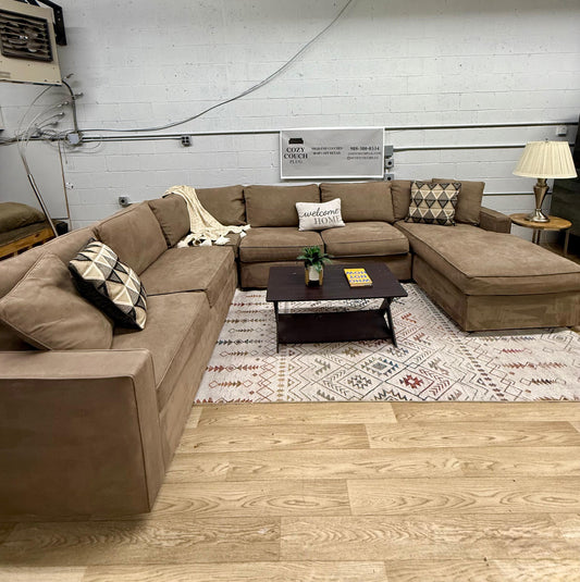 Room and Board Sectional w/ Queen Pullout Sleeper