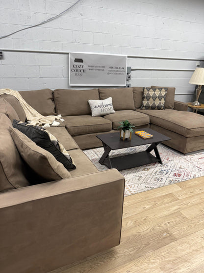 Room and Board Sectional w/ Queen Pullout Sleeper
