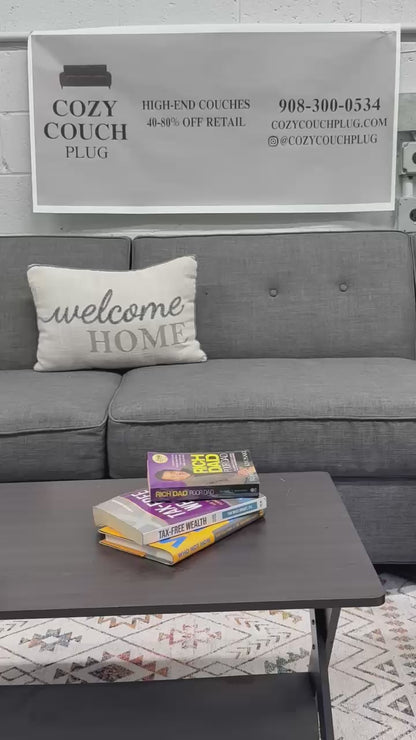Macy’s Harper 4pc Sectional – Charcoal Gray