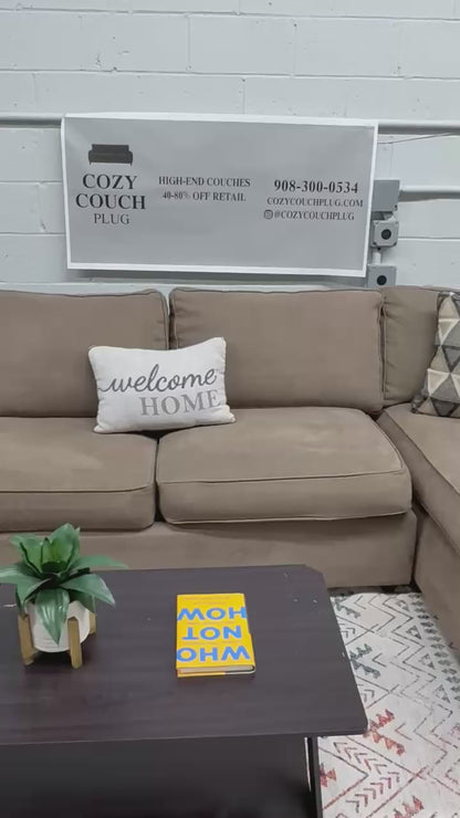 Room and Board Sectional w/ Queen Pullout Sleeper